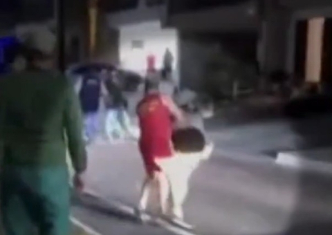 Vídeo: Tenente dos bombeiros e síndico do condomínio Forest Hill é acusado de agredir moradora 