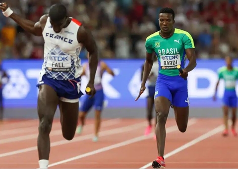Atletismo: Brasil é eliminado no revezamento 4x100m masculino