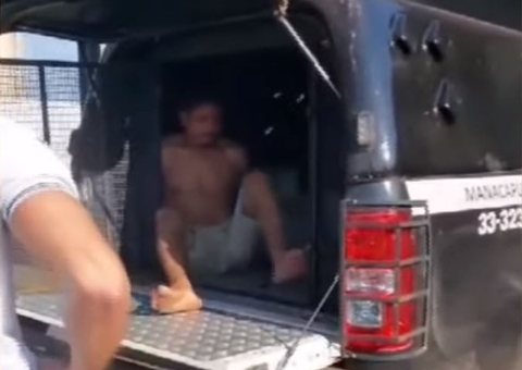 Foragido é preso por tentar estrangular ex e ameaçar degolar filhos dela no Amazonas