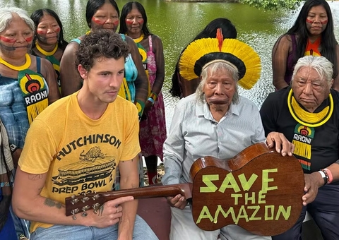 COP30: Na Amazônia, Shawn Mendes reforça apoio a povos indígenas: 'nunca me senti tão em casa'