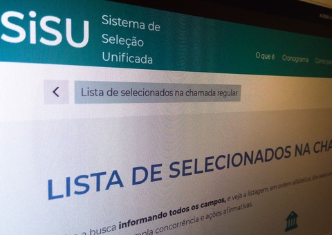Sisu: MEC divulga hoje segunda chamada dos selecionados no processo seletivo