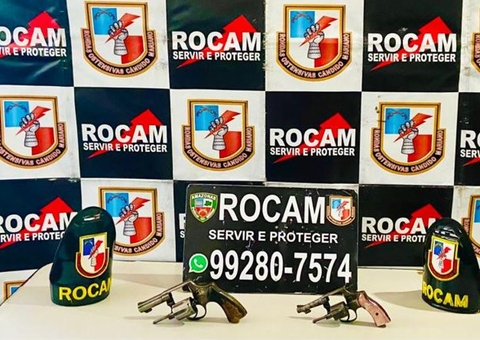 Homem e adolescente são presos após serem flagrados com armas em Manaus