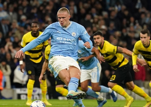 City vence Young Boys com dois de Haaland e se classifica na Champions