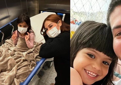 Filha de Maíra Cardi e Arthur Aguiar passa por cirurgia 