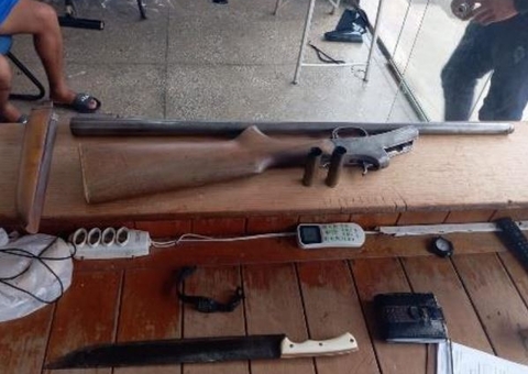Homem é preso por ameaçar atirar em vizinho com espingarda no Amazonas