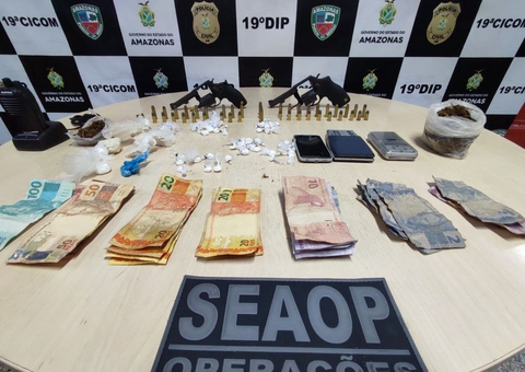 Mais de 59 kg de drogas foram apreendidas, em 16 dias, em Manaus