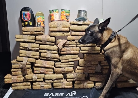 PM apreende R$ 1,5 milhão em drogas escondidas em tubos de PVC e latas no Amazonas