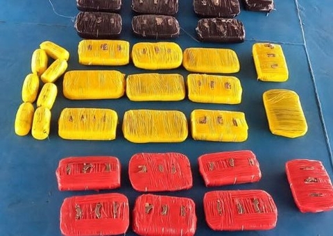 Drogas avaliadas em R$ 1,6 milhão são apreendidas em barco no Amazonas