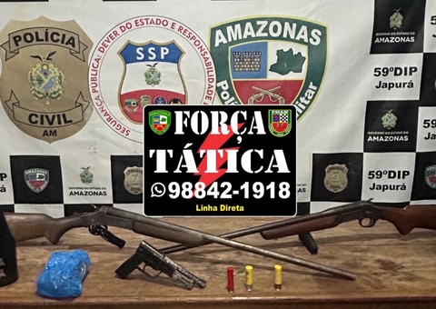 Polícia desmantela oficina de armas e prende homem em Novo Aripuanã