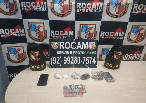 Traficante é preso com R$ 11 mil em drogas em Rio Preto da Eva