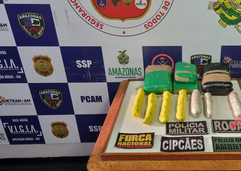 Drogas avaliadas em mais de R$ 326 mil são achados em barco em Coari
