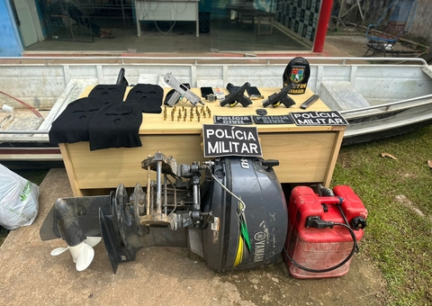 Piratas dos rios são presos com armas e objetos roubados no Amazonas