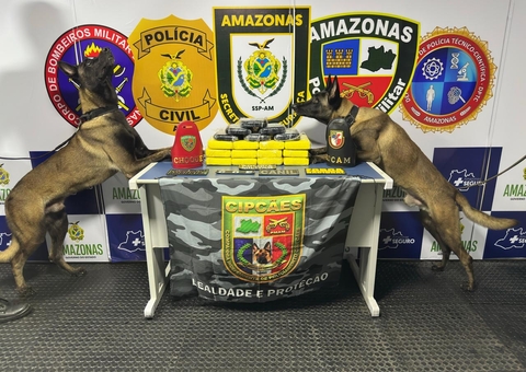 PM apreende 20kg de drogas escondidas em freezer de barco no Amazonas