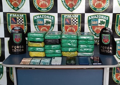 Grupo é preso ao tentar transportar drogas em colchões em porto de Tonantins