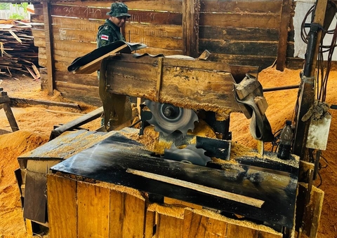 Operação fecha serrarias clandestinas em Manacapuru