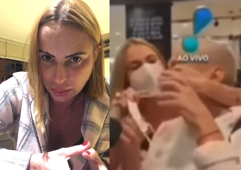 Mulher de Stênio Garcia revela motivo de ter retirado ator à força de entrevista