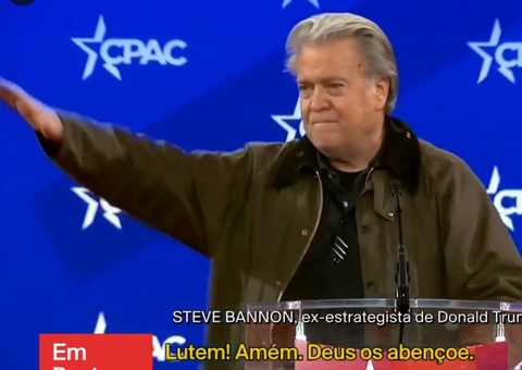 Steve Bannon, ex-estrategista de Trump, faz saudação nazista em evento conservador