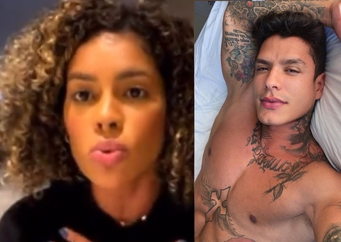 Sthe demonstra alívio e dá a entender que descobriu algo sobre ex-noivo 