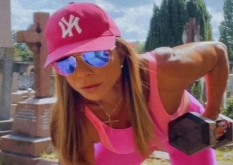 Influencer diz que foi perseguida em cemitério ao treinar entre jazigos