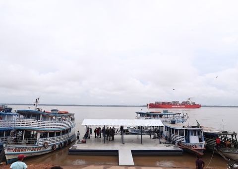 Porto flutuante é inaugurado no interior do Amazonas