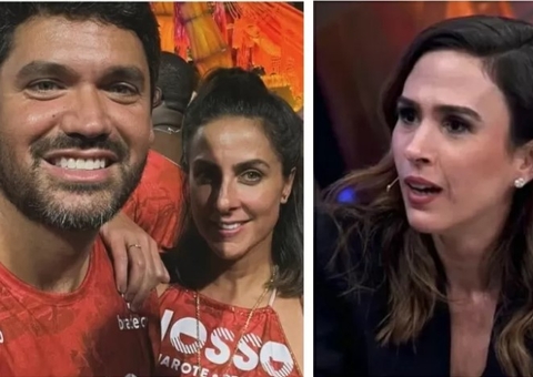 Tatá Werneck alfineta Carol Barcellos ao comentar namoro com Courrege