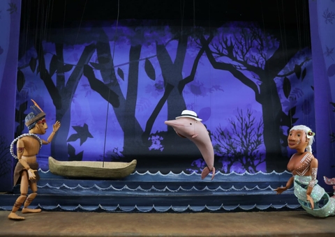 Com entrada gratuita, espetáculo de marionetes será apresentado no Teatro Amazonas