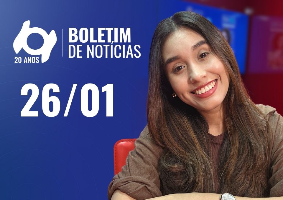 Confira as principais notícias no 'Boletim' desta segunda-feira; Assista
