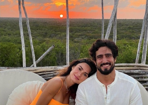 Thaila Ayala e Renato Góes anunciam gravidez do 1º filho