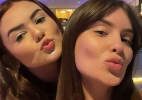 Diferença de altura de ex-bbb Thais e Eslovênia chama atenção de internautas