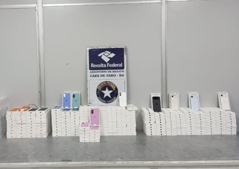 2 mil iPhones e canetas emagrecedoras proibidas são apreendidas no aeroporto de Manaus