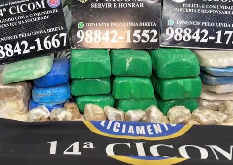 Homem é preso com mais de 20 Kg de drogas escondidos em casa em Manaus