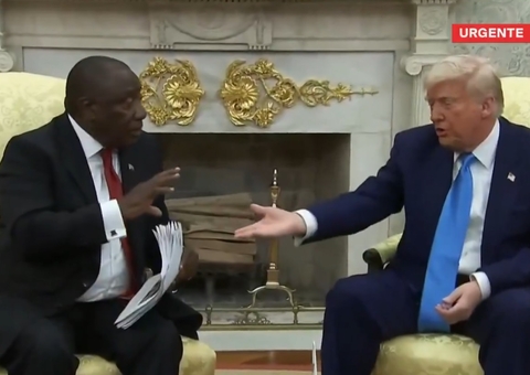 Trump surpreende presidente sul-africano com alegações falsas sobre “genocídio branco"