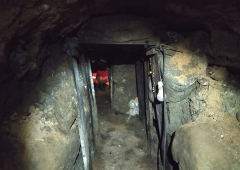 Polícia encontra túnel de 40 metros perto de bancos em Minas Gerais