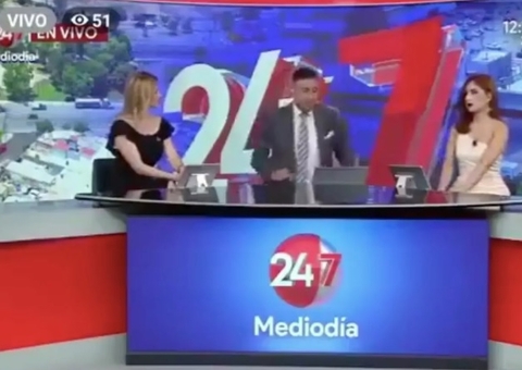 Emissora de TV pede imagens de eclipse, cai em pegadinha e exibe nudes ao vivo