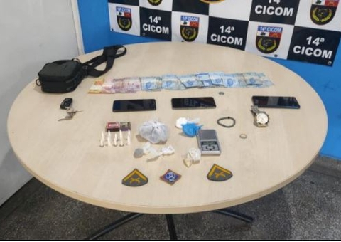 Feirante é preso com drogas e celulares roubados no São José