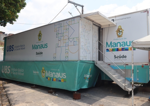 UBS Móvel leva serviços de saúde para bairro Cidade de Deus, em Manaus