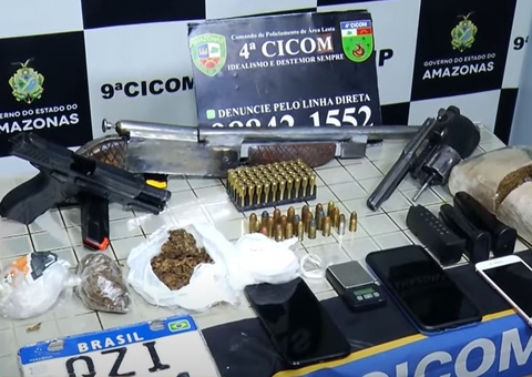 'Jabá' é preso no Zumbi com drogas e arma que pertence à Polícia Civil 