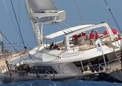 Quatro vítimas do naufrágio do iate de bilionário morreram por 'afogamento seco'