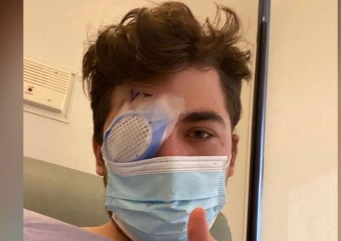 Homem perde a visão ao dormir com lente de contato