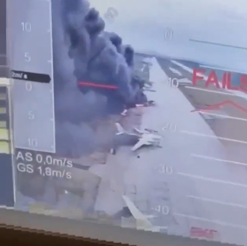 Ucrânia lança mega-ataque e destrói 41 aviões russos na Sibéria