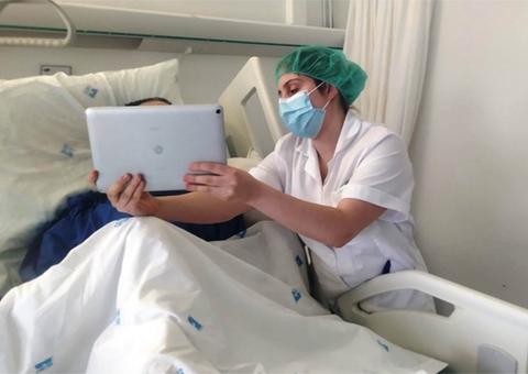 Projeto garante videochamadas para pacientes internados em hospitais do Amazonas