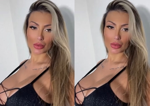 Andressa Urach revela que inaugurou língua de cobra em sex0 com namorado