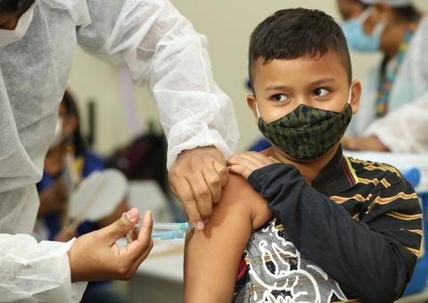 Manaus inicia vacinação contra Covid em crianças a partir de 3 anos nesta segunda