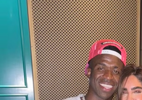 Vini Jr. surge coladinho com modelo em meio a boatos de affair; veja fotos 