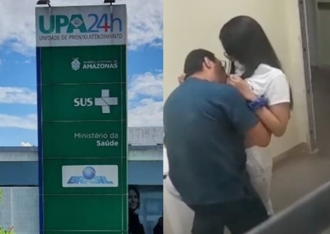 Médico e estagiária de enfermagem são flagrados fazendo sexo dentro de UPA em Manaus