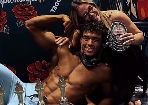 Filho de Carla Perez e Xanddy vence campeonato de fisiculturismo nos EUA