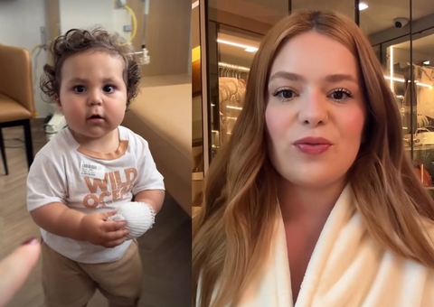 Viih Tube relata acidente doméstico com o filho após queimadura de 2º grau