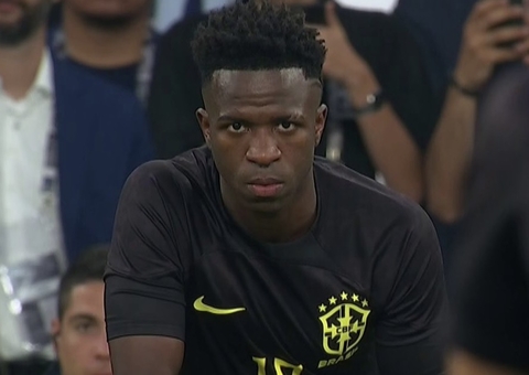 Vini Jr. se pronuncia após seu assessor ser alvo de racismo durante amistoso Brasil x Guiné