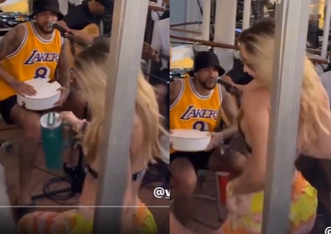 Neymar dá 'secada' em Virginia rebolando e internautas não perdooam: 'Zé Felipe que se cuide'