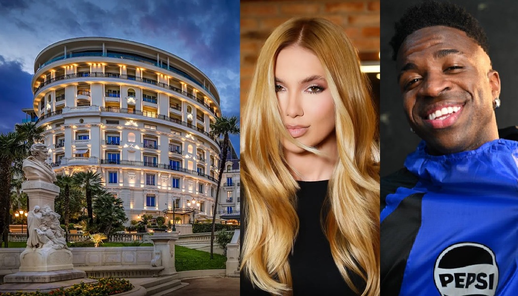 Virginia e Vini Jr. se hospedam em hotel de alto luxo em Mônaco
